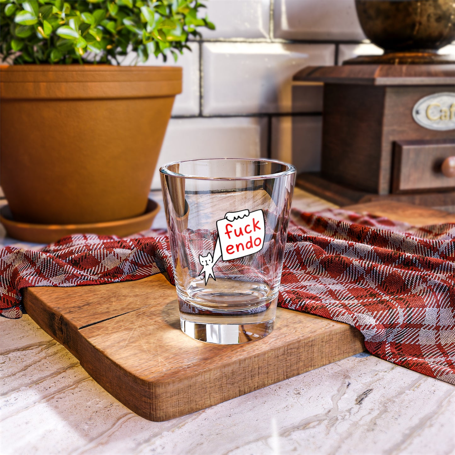 "Fuck Endo" Shot Glass