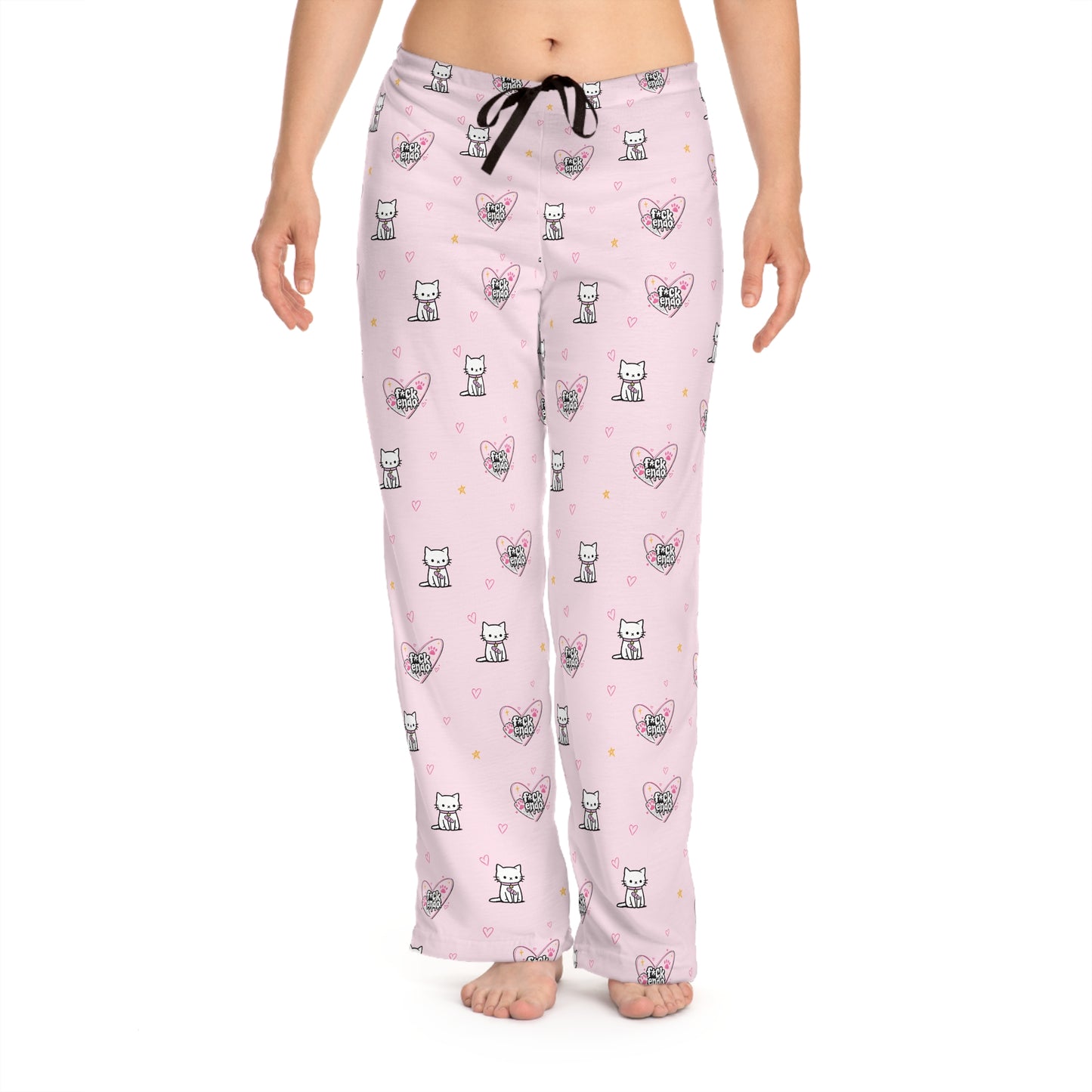Women's "Cat Heart" Pajama Pants