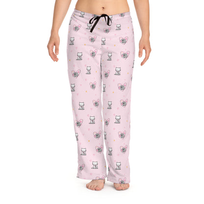 Women's "Cat Heart" Pajama Pants