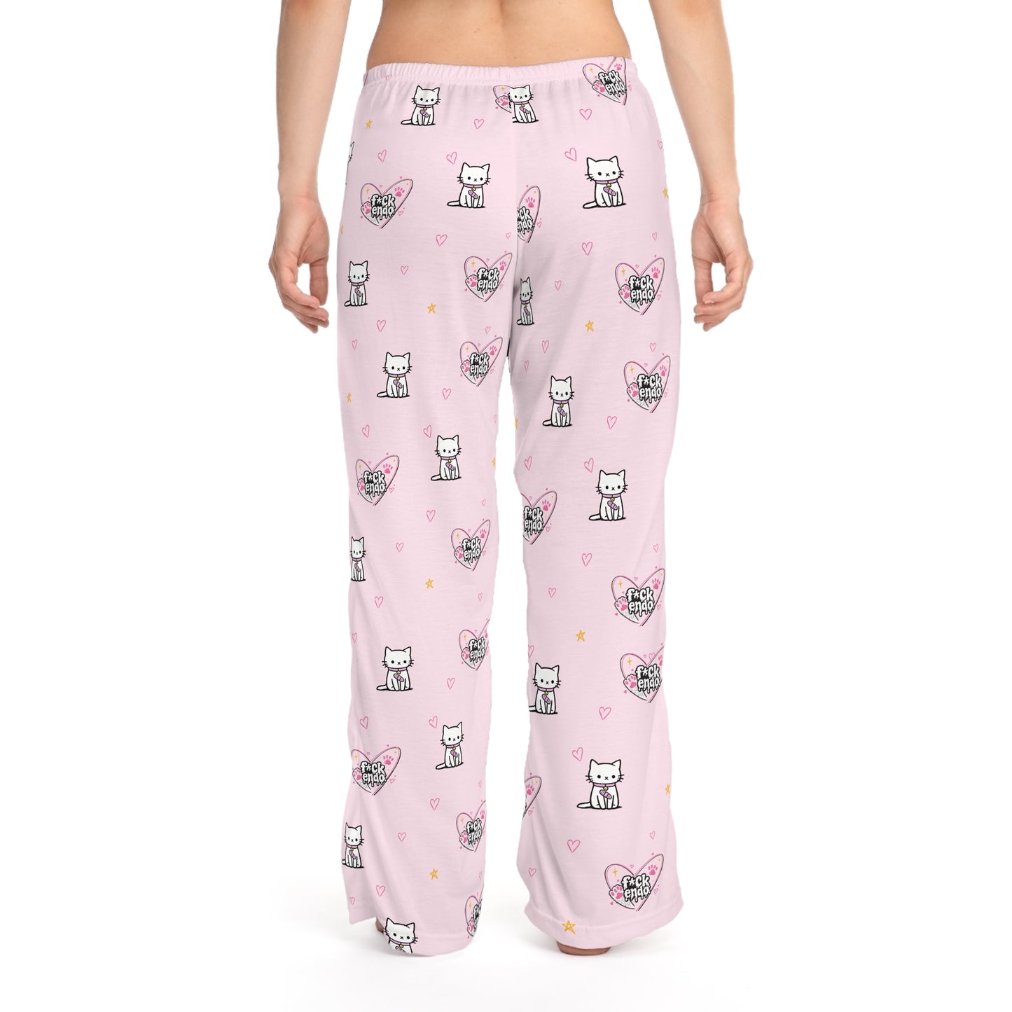 Women's "Cat Heart" Pajama Pants