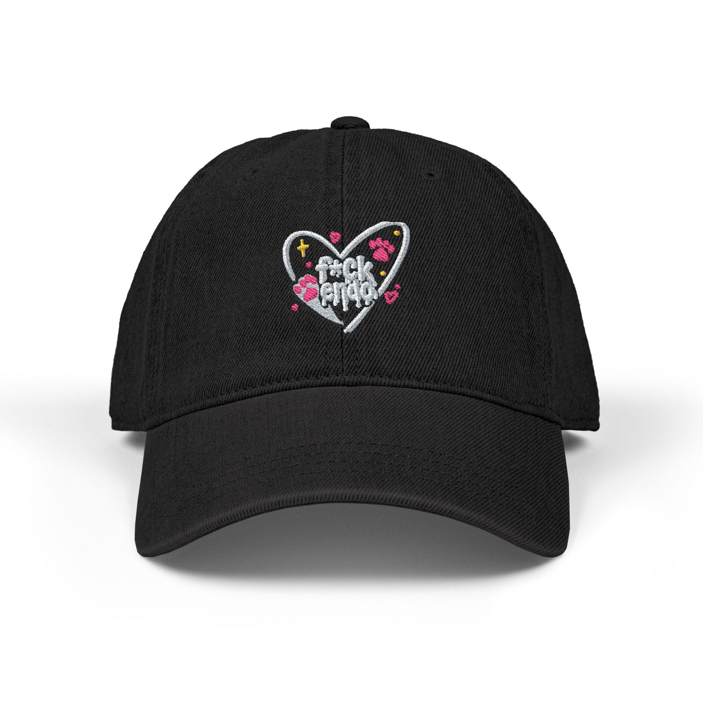 Embroidered Logo Denim Cap
