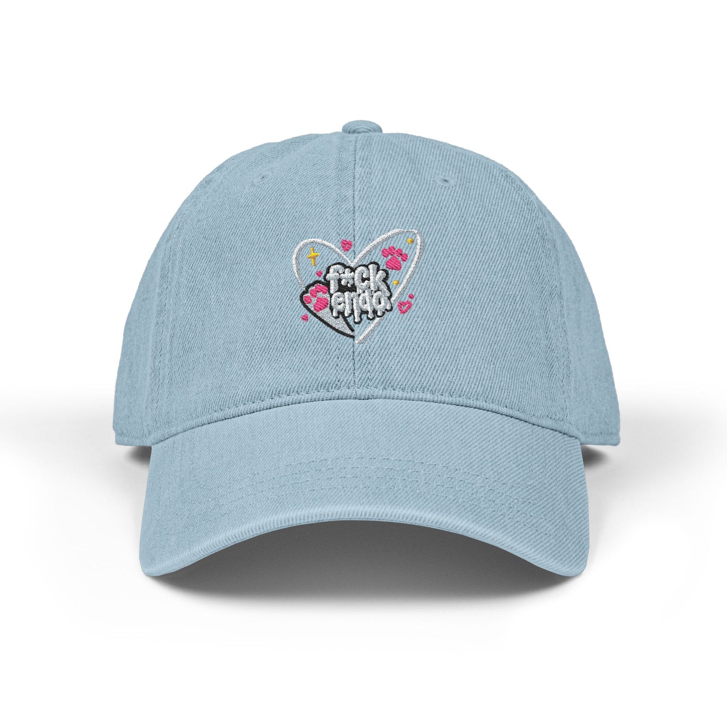 Embroidered Logo Denim Cap