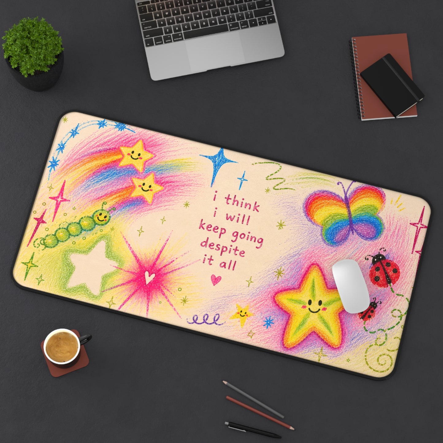 "Keep Going" Mouse Pad